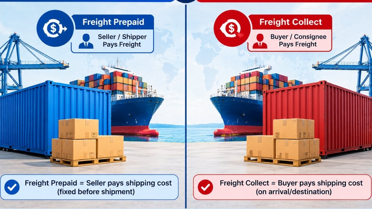 Freight Prepaid vs Freight Collect: What Exporters Need to Know